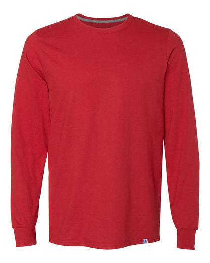 Russell Athletic Unisex Dri Power® CVC Performance Long Sleeve T-Shirt 64LTTM #color_True Red