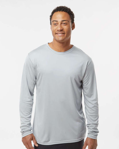 Holloway Men's Momentum Long Sleeve T-Shirt 222822 #colormdl_Silver