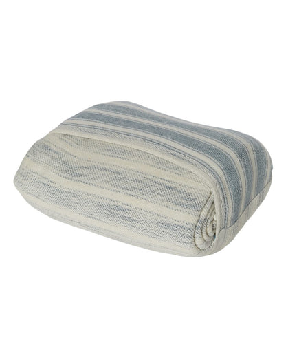 J. America Baja Blanket 8691 #color_Natural/ Mist Blue
