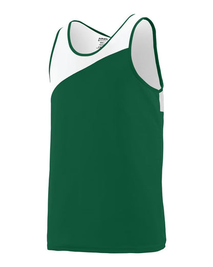 Augusta Sportswear Youth Accelerate Jersey 353 #color_Dark Green/ White