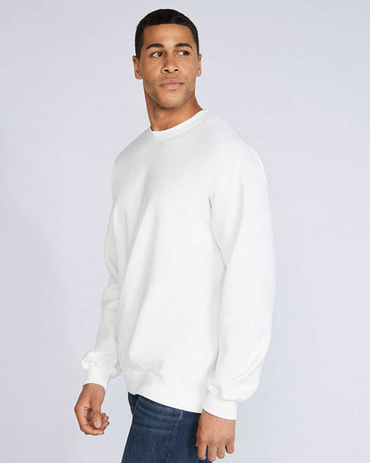 Gildan Unisex Softstyle® Midweight Crewneck Sweatshirt SF000 #colormdl_White
