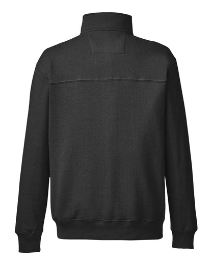 Nautica Men's Anchor Fleece Quarter-Zip Pullover N17176 #color_Black