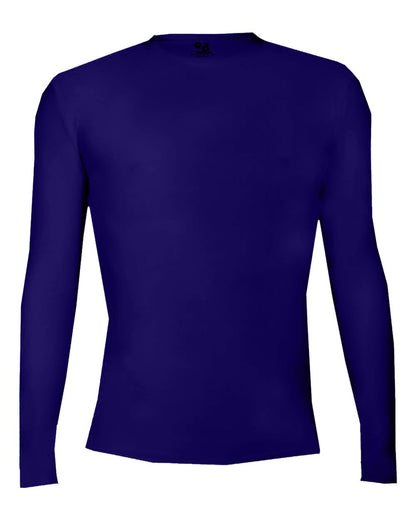 Badger Pro-Compression Long Sleeve T-Shirt 4605 #color_Purple