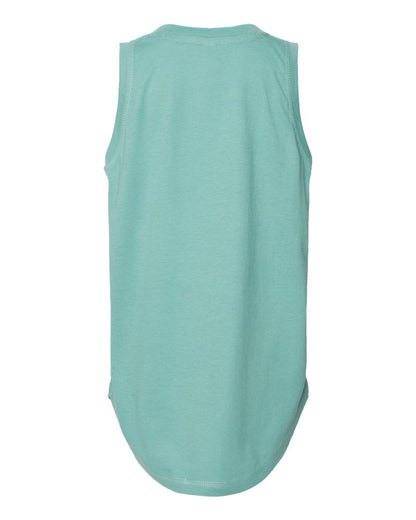 LAT Girls' Relaxed Fine Jersey Tank 2692 #color_Saltwater