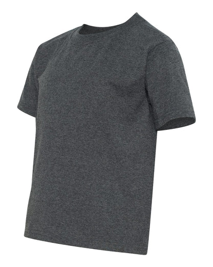 JERZEES Youth Dri-Power® 50/50 T-Shirt 29BR #color_Black Heather