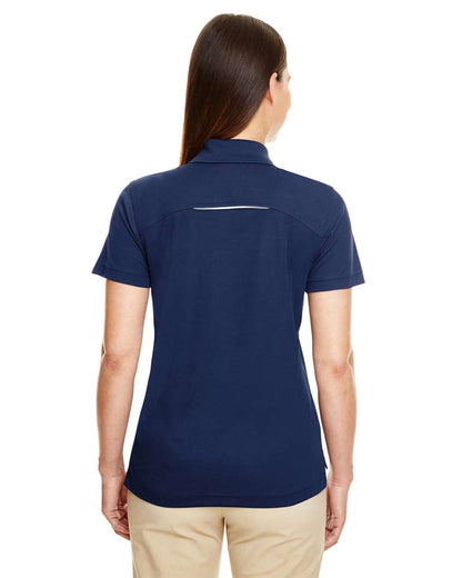 CORE365 Women's Radiant Performance Piqué Polo with Reflective Piping 78181R #colormdl_Classic Navy