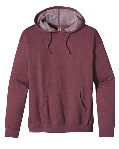 econscious Unisex Heathered Hooded Sweatshirt EC5570 #color_Berry