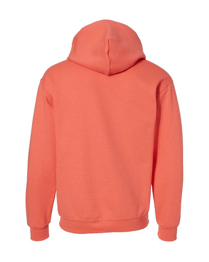 JERZEES Unisex NuBlend® Hooded Sweatshirt 996MR #color_Sunset Coral