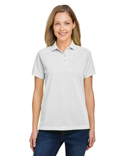 Harriton Women's Charge Snag and Soil Protect Polo M208W #colormdl_White