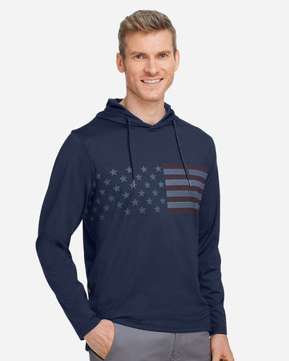 Puma Golf Men's Volition Patriotic Hooded Pullover 537474 #colormdl_Navy Blazer