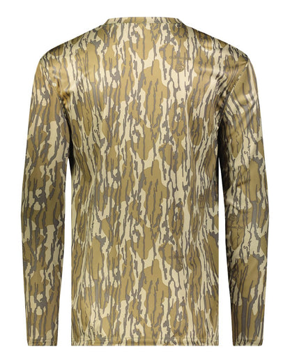 Holloway Men's Mossy Oak Momentum Long Sleeve T-Shirt 222836 #color_Original Bottomland