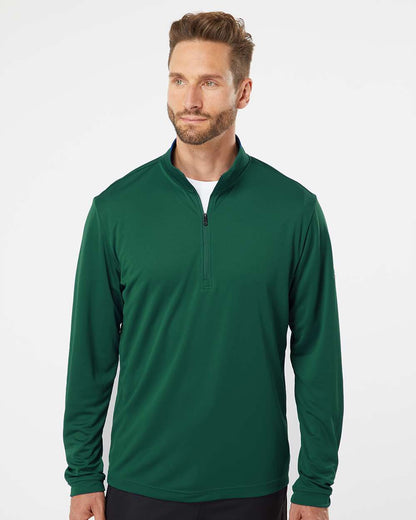 Adidas Lightweight Quarter-Zip Pullover A401 #colormdl_Collegiate Green