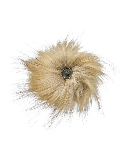 J. America Swapable Beanie Pom Pom 5010JA #color_Natural/ Black