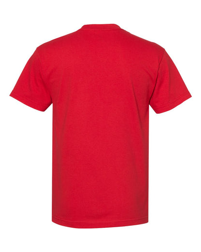 American Apparel Unisex Heavyweight Cotton Tee 1301 #color_Red