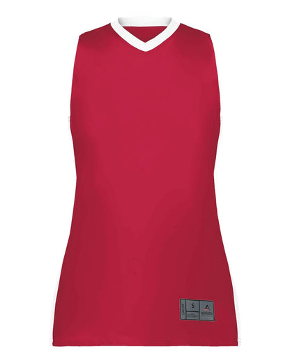 Augusta Sportswear Women's Match-Up Basketball Jersey 6888 #color_Scarlet/ White