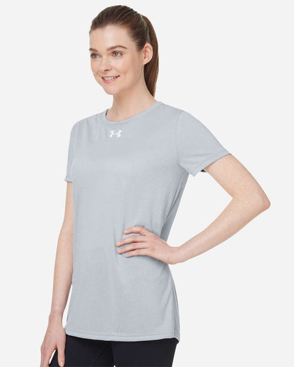 Under Armour Women's Team Tech™ T-Shirt 1376847 #colormdl_Mod Grey Light Heather/ White