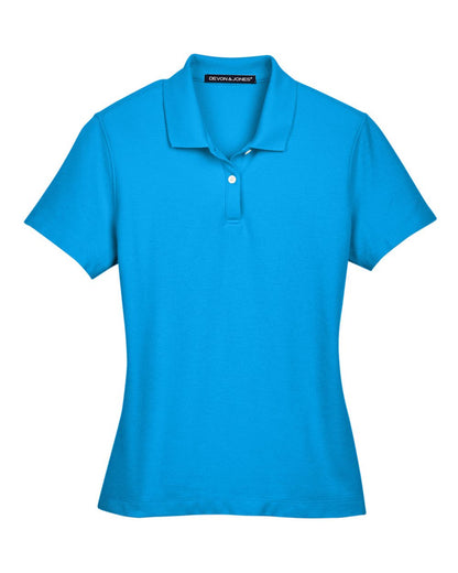 Devon & Jones Women's DRYTEC20™ Performance Polo DG150W #color_Ocean Blue