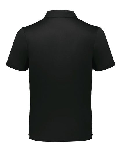 Holloway Men's Eco Revive™ Ventura Soft Knit Polo 223554 #color_Black