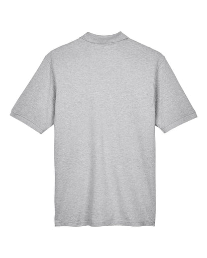 Harriton Men's Tall Cotton Pique Polo M200T #color_Grey Heather