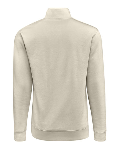 J. America Unisex BTB Fleece Quarter-Zip Sweatshirt 8722 #color_Oyster