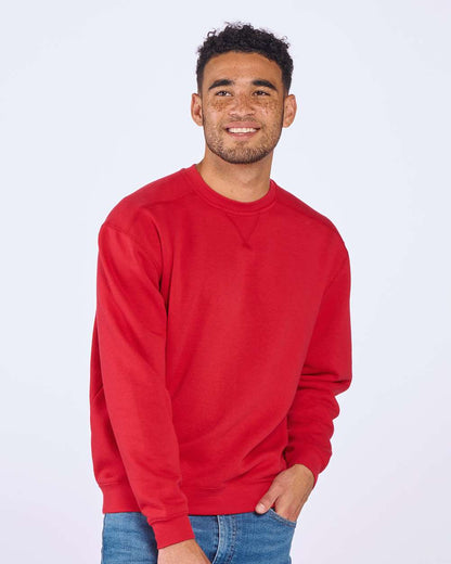 Boxercraft Fleece Crew Pullover BM5101 #colormdl_True Red