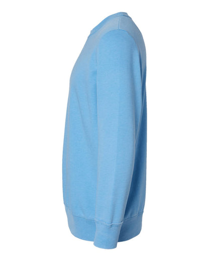 LAT Unisex Vintage Wash Fleece Crewneck Sweatshirt 6935 #color_Washed Tradewind