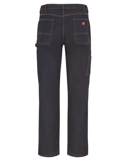 Dickies Men's Odd Sizes Industrial Carpenter Flex Jeans LU22ODD #color_Rinsed Indigo Blue - 30I