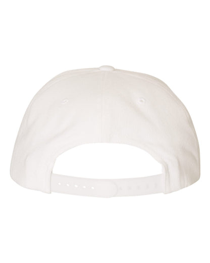 YP Classics Premium Flat Bill Snapback Cap 6089M #color_White