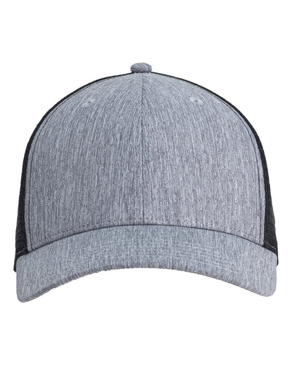 Big Accessories Women's Ponytail Cap BA540P #color_Light Grey/ Black