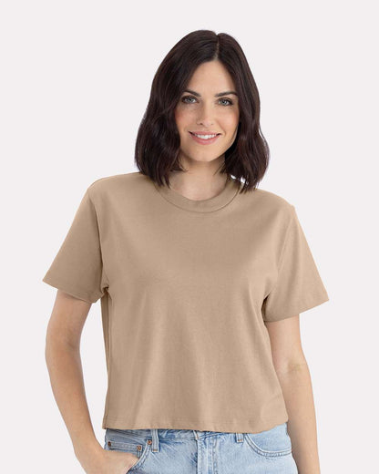 Next Level Women's Heavyweight Boxy T-Shirt 7610 #colormdl_Tan