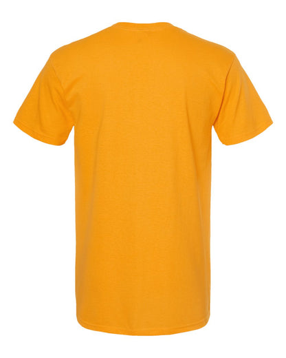 M&O Men's Gold Soft Touch T-Shirt 4800 #color_Gold