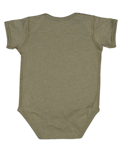 Rabbit Skins Infant Fine Jersey Bodysuit 4424 #color_Vintage Military Green