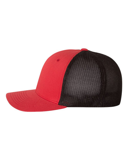 Flexfit Trucker Cap 6511 #color_Red/ Black