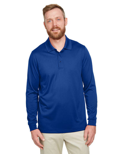 Harriton Men's Tall Advantage Long Sleeve Snag Protection Plus IL Polo M348LT #colormdl_True Royal