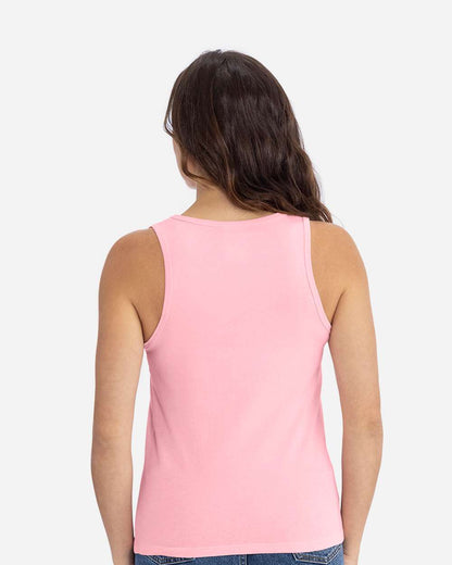 Next Level Women's Cotton Tank 3933 #colormdl_Light Pink