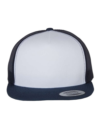 YP Classics Five-Panel Classic Trucker Cap 6006 #color_Navy/ White/ Navy