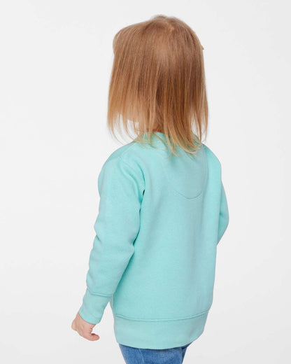 Rabbit Skins Toddler Fleece Crewneck Sweatshirt 3317 #colormdl_Chill