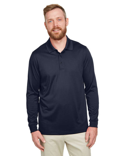 Harriton Men's Tall Advantage Long Sleeve Snag Protection Plus IL Polo M348LT #colormdl_Dark Navy