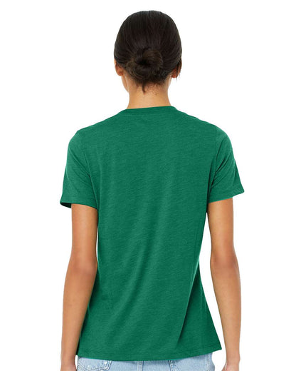 BELLA + CANVAS Women’s Relaxed Fit Triblend Tee 6413 #colormdl_Kelly Triblend