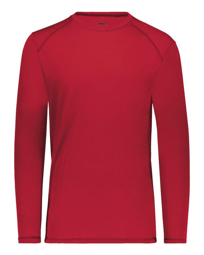Augusta Sportswear Super Soft-Spun Poly Long Sleeve T-Shirt 6845 #color_Scarlet