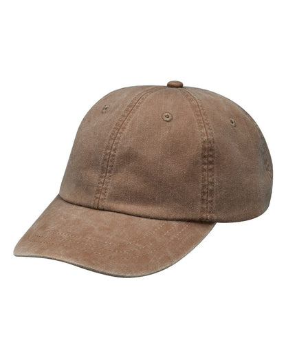 Adams Headwear Optimum Pigment-Dyed Dad Hat LP101 #color_Mississippi Mud