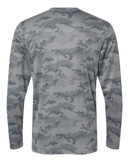 Paragon Unisex Pompano Performance Camo Long Sleeve T-Shirt 217 #color_Medium Grey