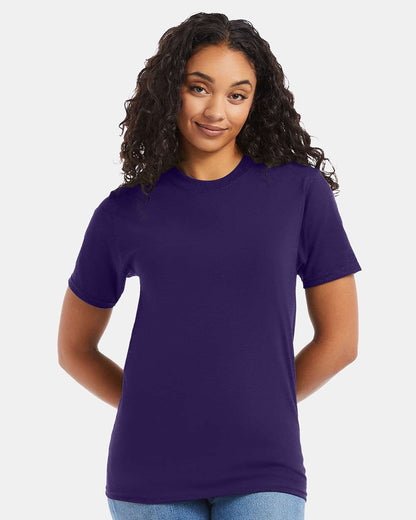 Hanes Unisex Beefy-T® T-Shirt 5180 #colormdl_Grape Smash