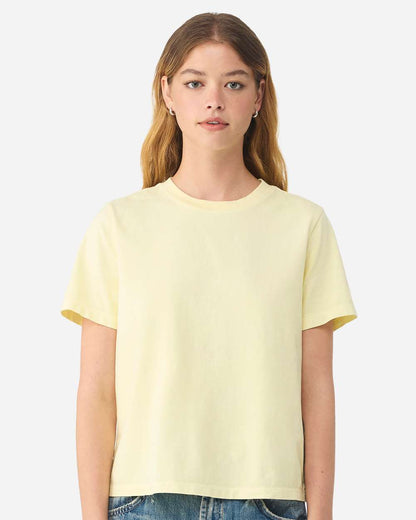 BELLA + CANVAS Women's Garment-Dyed Tee 6110GD #colormdl_Buttermilk