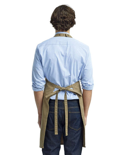Artisan Collection by Reprime Chino Bib Apron RP132 #colormdl_Khaki