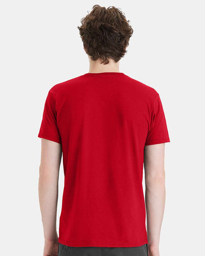 Hanes Unisex Perfect-T DTG T-Shirt 498PT #colormdl_Athletic Red
