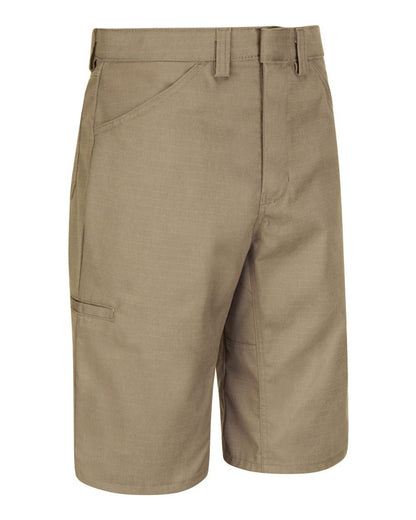 Red Kap Men's Lightweight Crew Shorts PT4L #color_Khaki