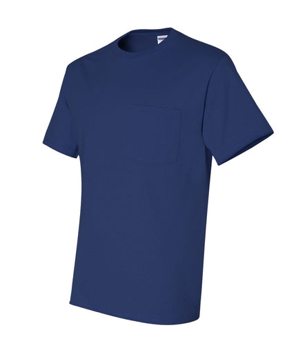 JERZEES Unisex Dri-Power® 50/50 Pocket T-Shirt 29MPR #color_Royal