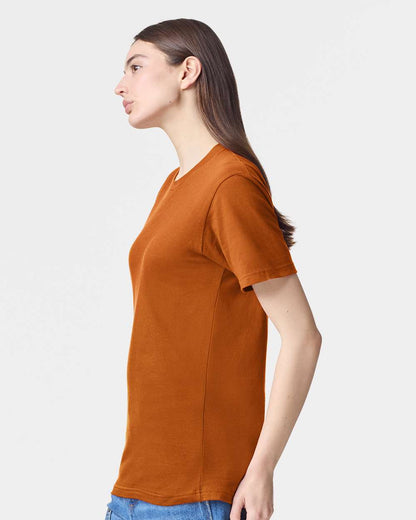 American Apparel Unisex Fine Jersey Tee 2001 #colormdl_Rust