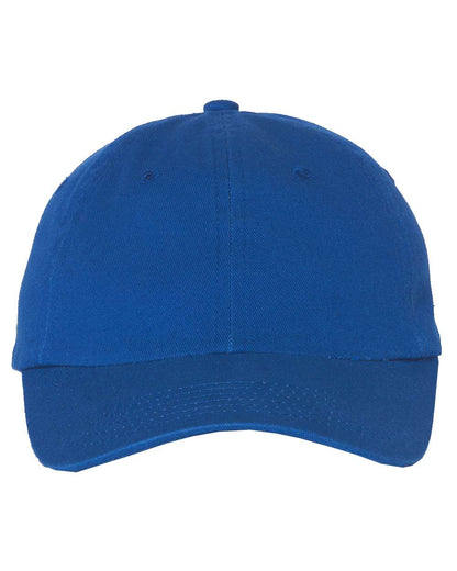 Valucap Youth Small Fit Bio-Washed Dad Hat VC300Y #color_Royal